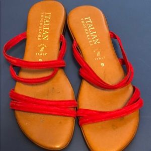 Red Sandals